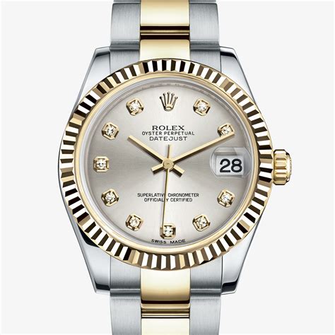 rolex acciaio e brillantini|prezzo rolex.